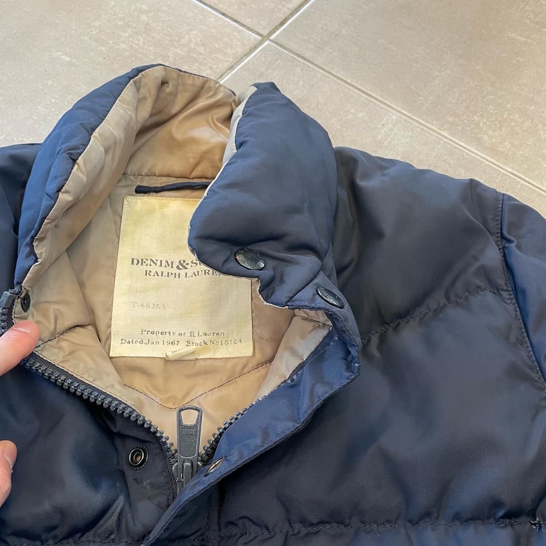 폴로 덕다운 성조기패딩 상품이미지2