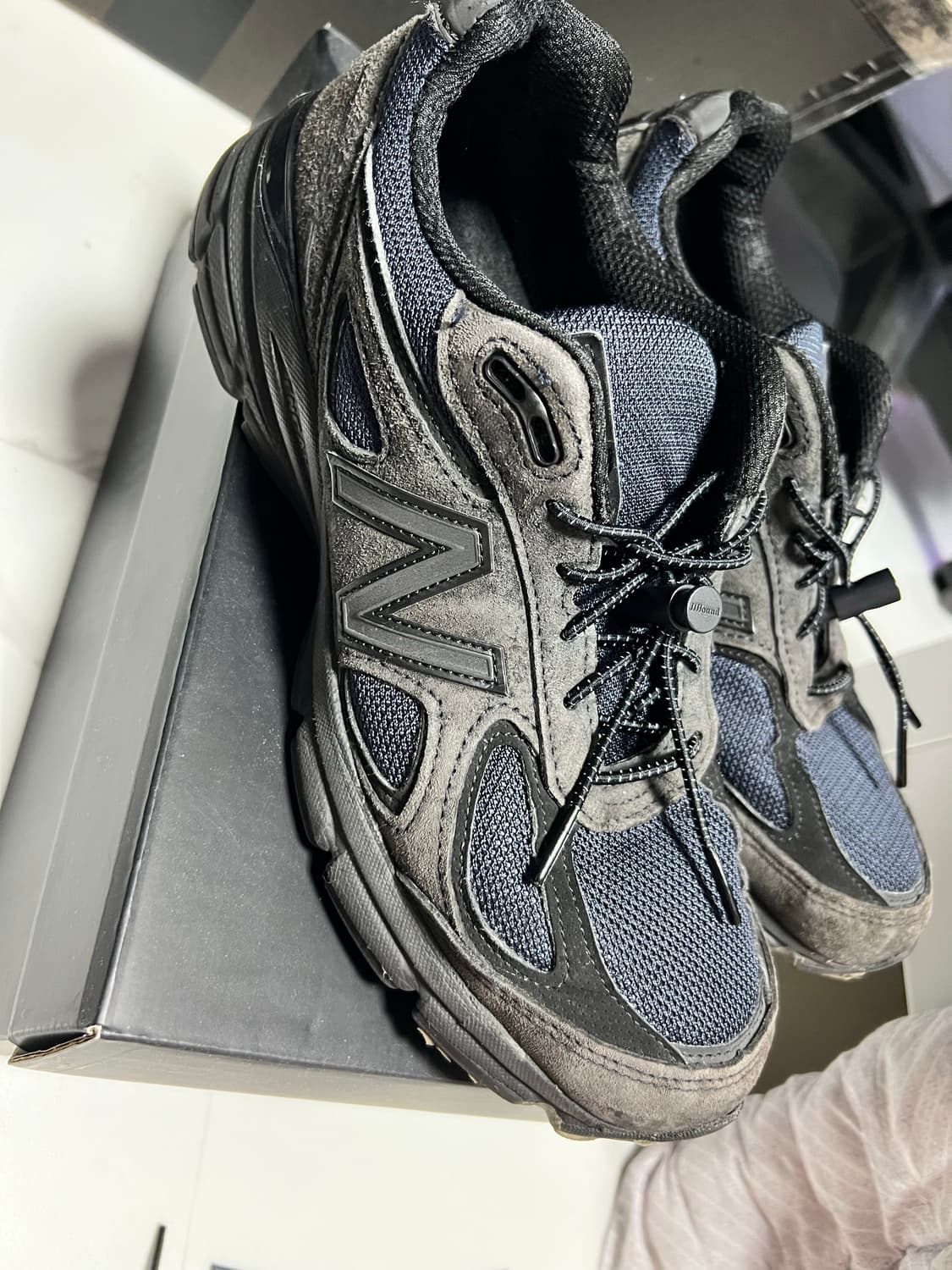 뉴발란스 자운드 990 v4 네이비 265 상품이미지6