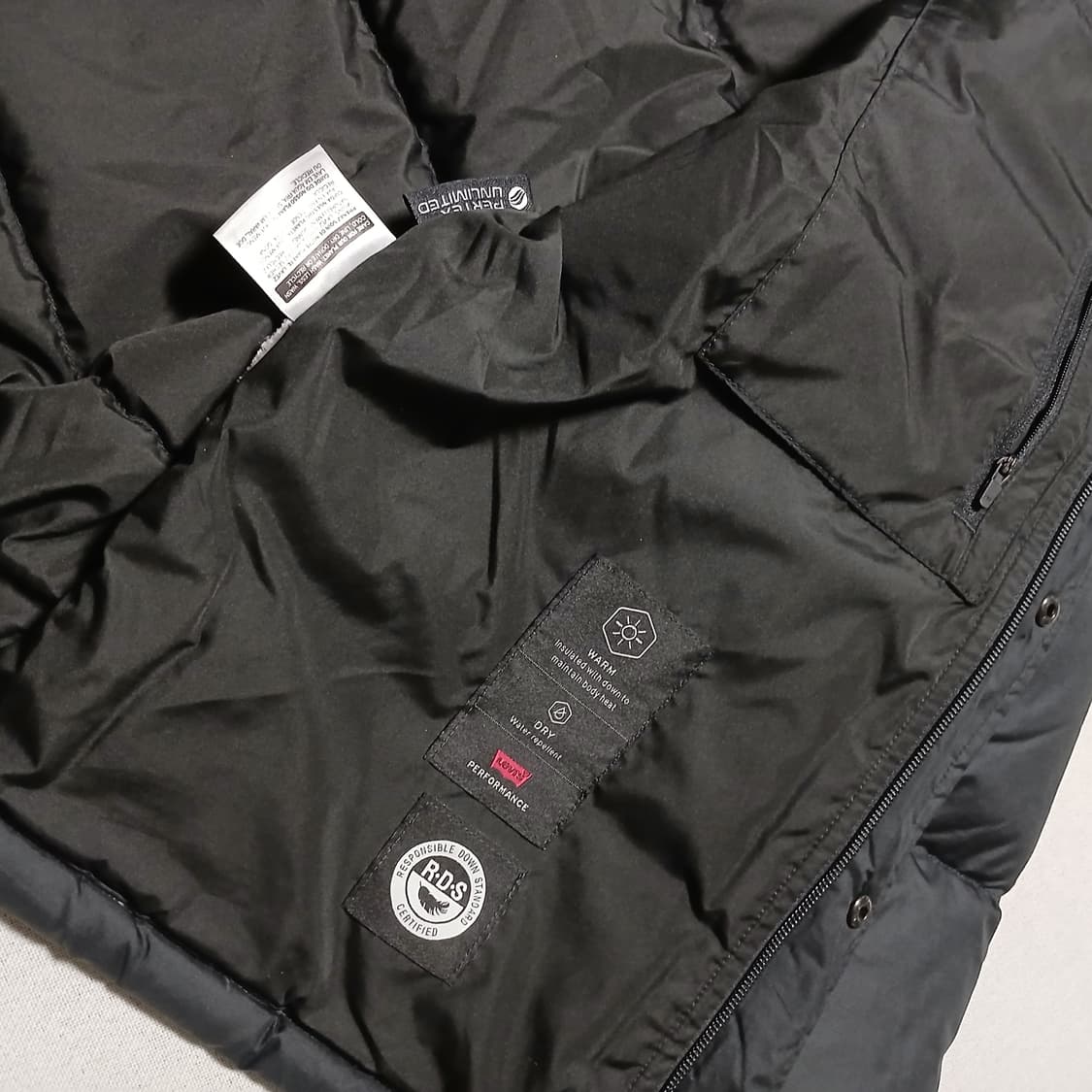 levis 리바이스 웨스턴 푸퍼 다운 패딩 자켓 블랙 상품이미지8