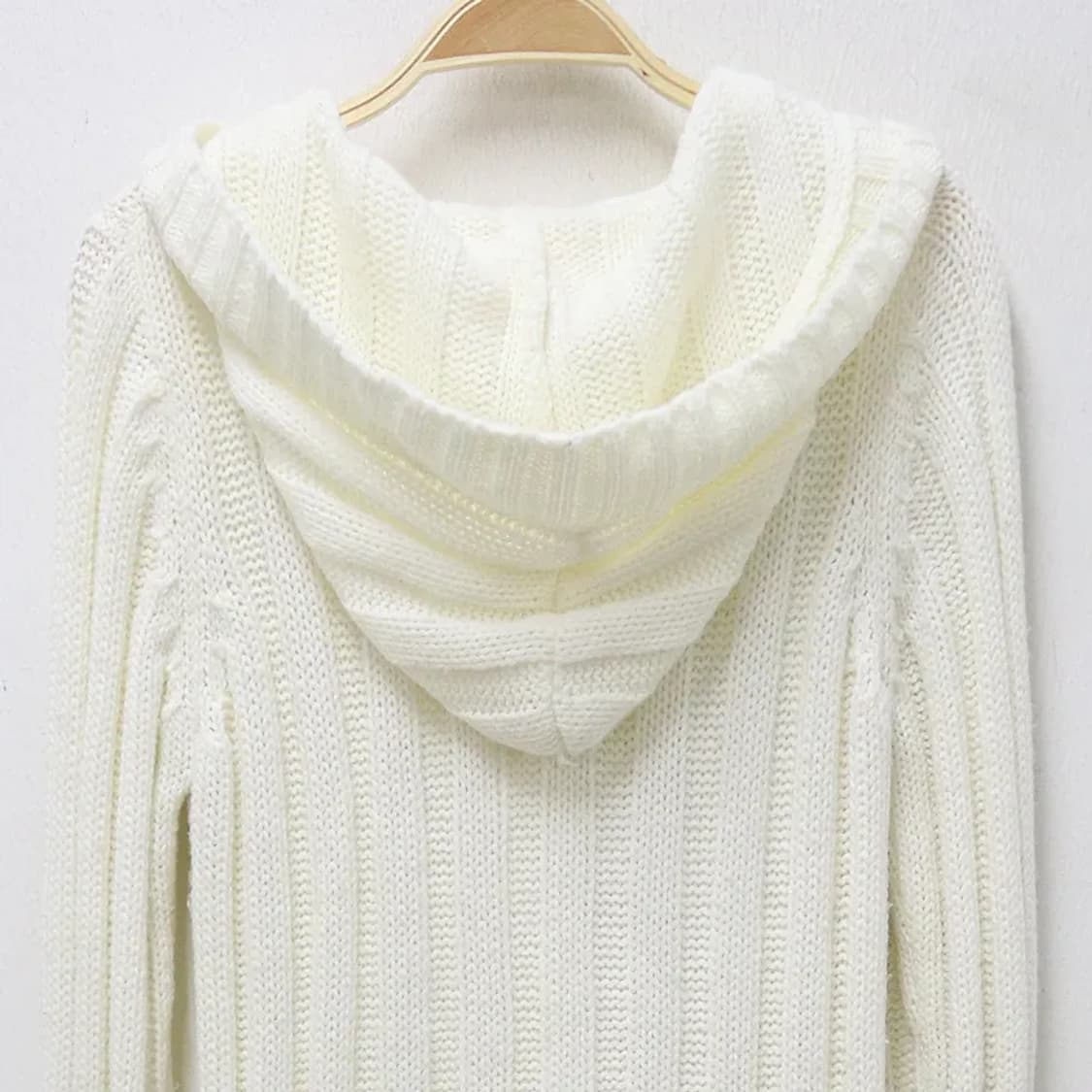 LD PRIME 꽈배기 후드 롱 가디건 62285 상품이미지6