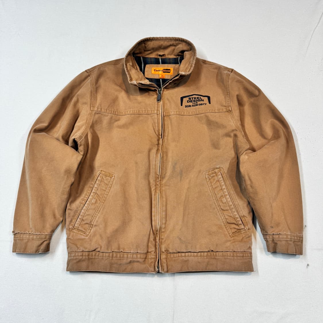 M) Corner Stone USA 워크웨어 워크 자켓 탄 브라운 상품이미지1