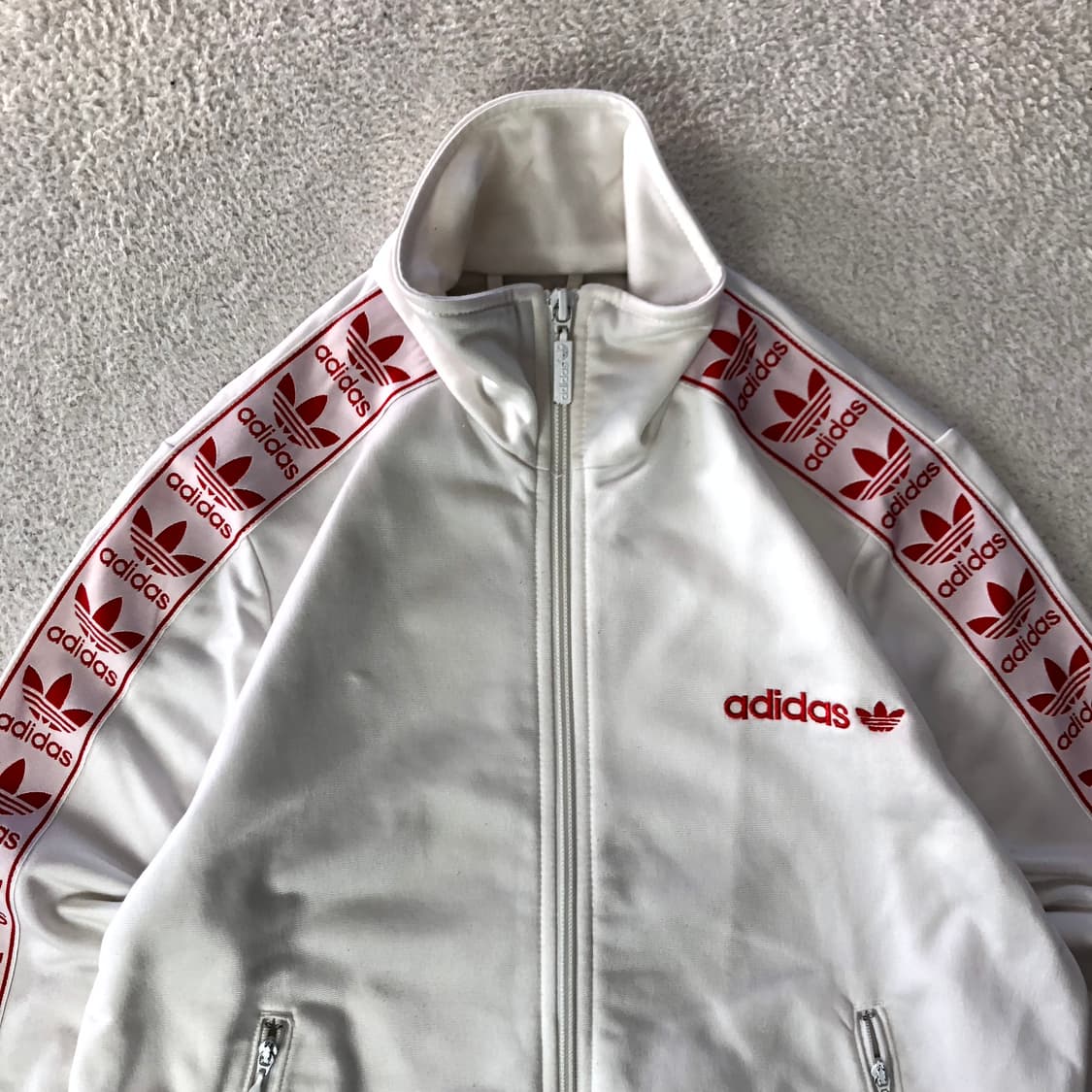 아디다스 대장급 스펠로고 화이트 져지 상품이미지3