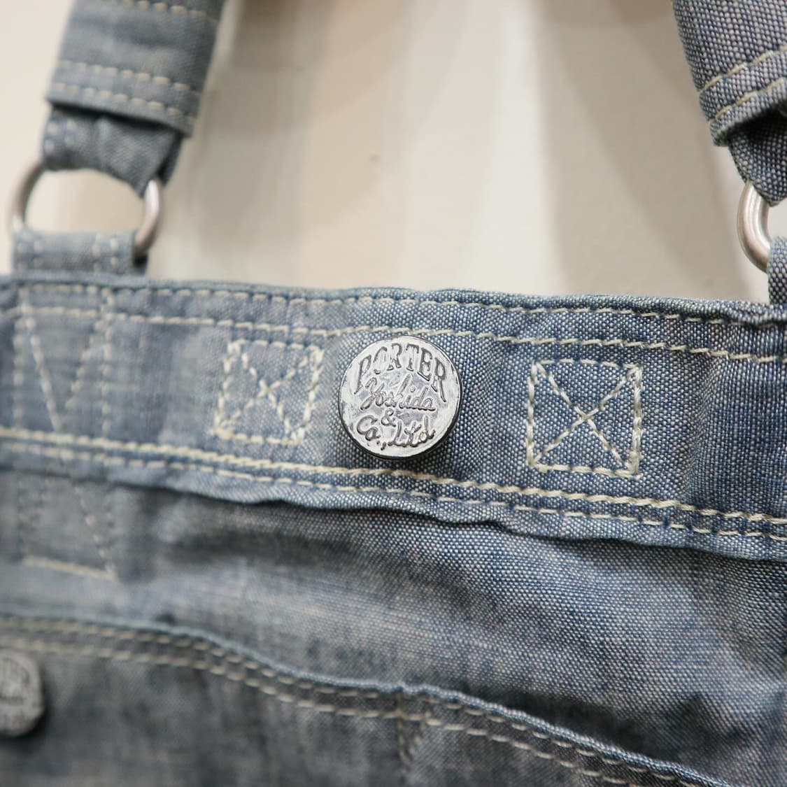 요시다포터 70주년 기념 인디고 토트백 상품이미지7