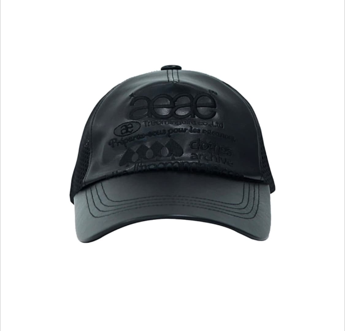 AEAE 트리밍버드 메쉬레더 볼캡 상품이미지1