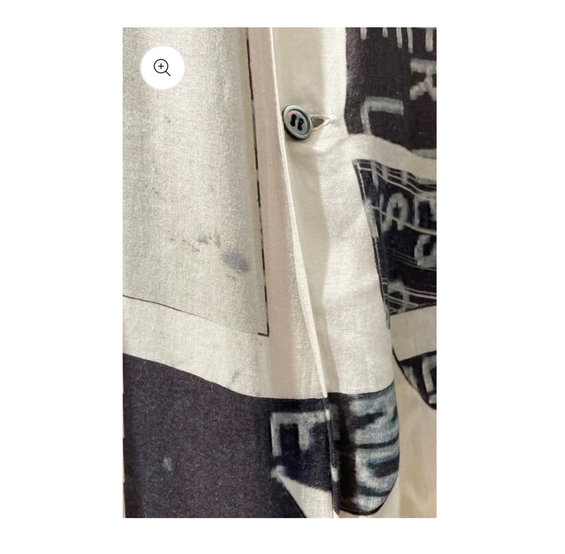 요지야마모토 블랙스캔들 사이드 버튼 셔츠 상품이미지6