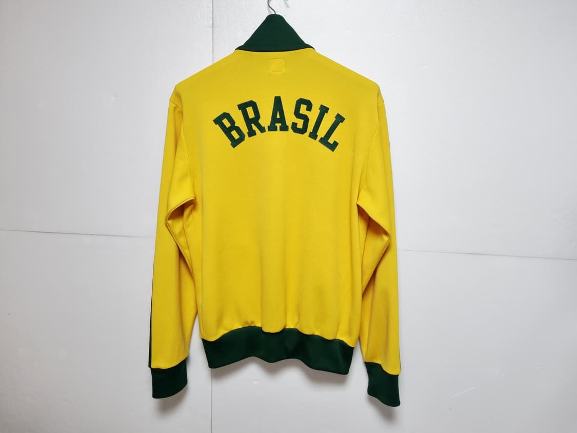 남성 빈티지 아디다스 FIFA 월드컵 브라질 불꽃 트랙탑 져지 집업 저지 상품이미지7