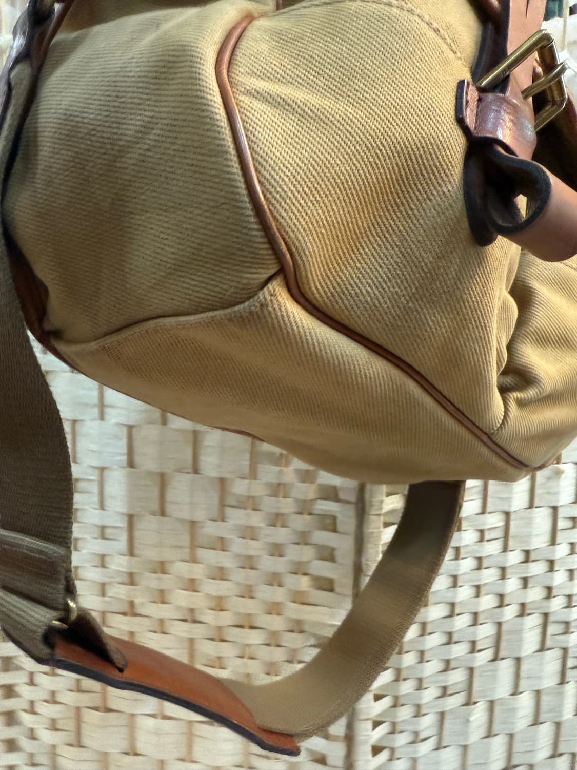 정품 폴로 랄프로렌 캔버스 메신저백 팝니다 상품이미지5