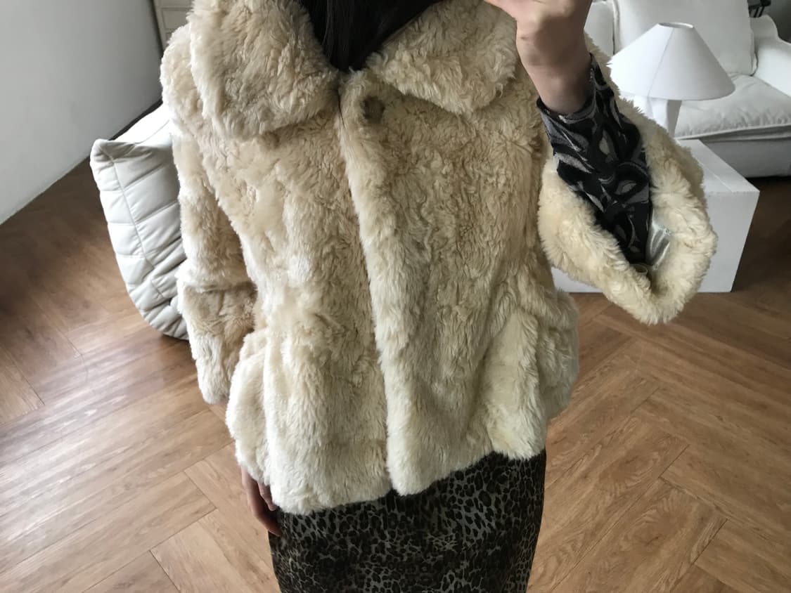 vintage fur jacekt 상품이미지3