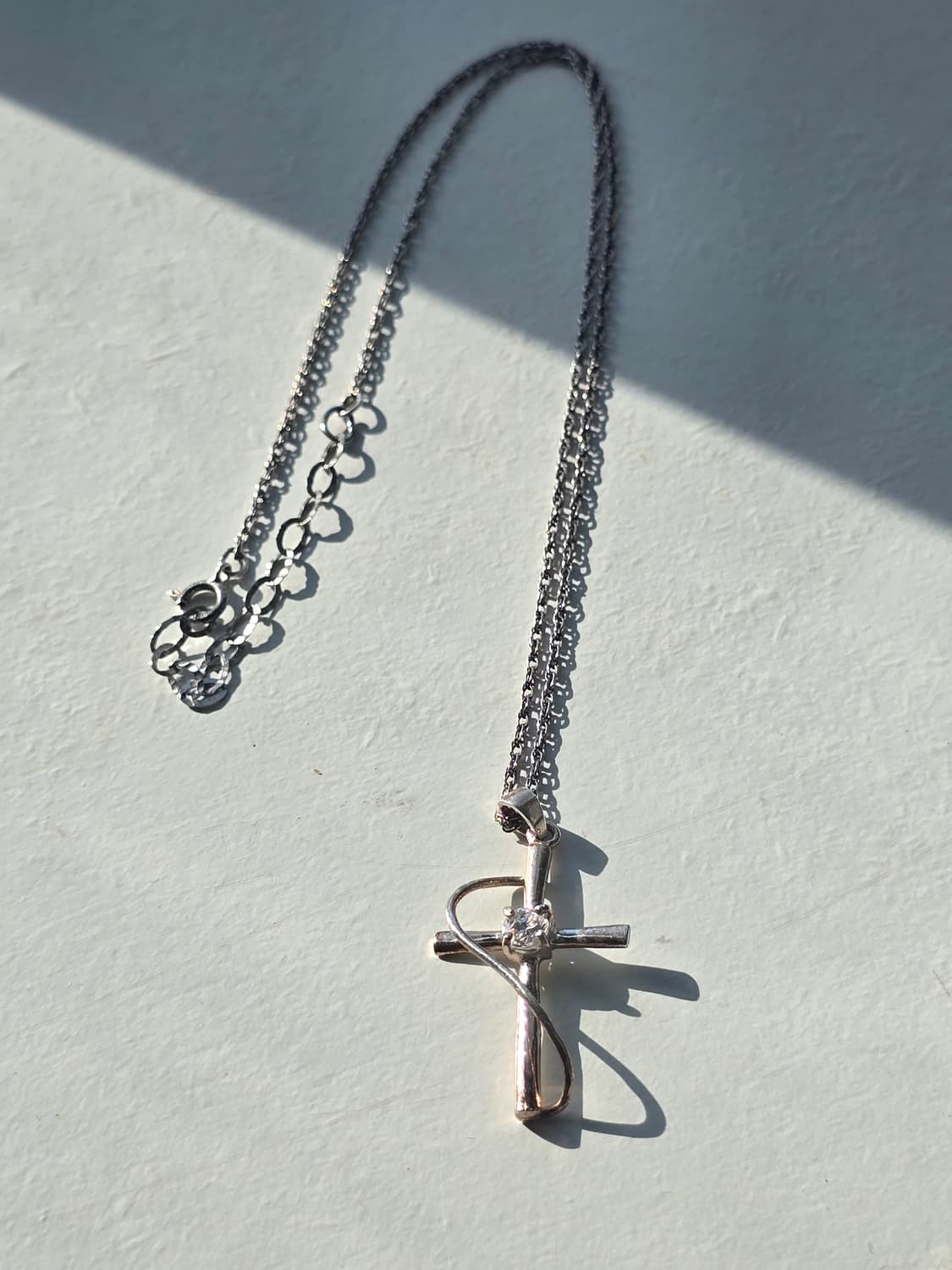 🇺🇸빈티지 십자가 실버 목걸이 상품이미지10