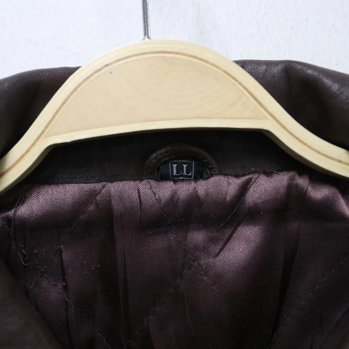 브라운 포켓 포인트 가죽 자켓 60235 상품이미지6