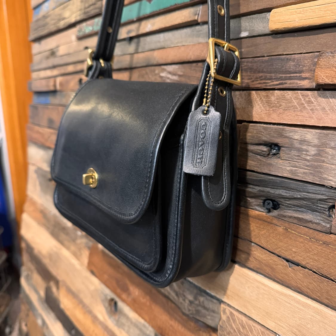 Old Coach Glove Leather Shoulder Bag 상품이미지4