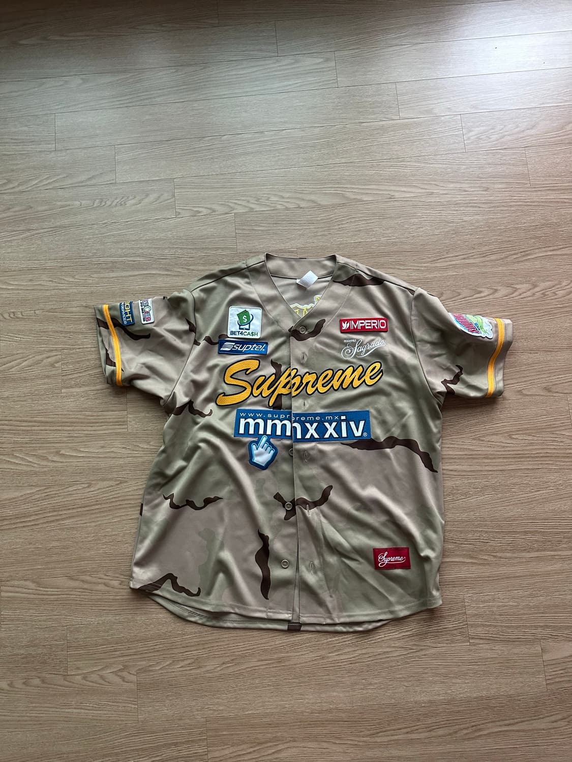 Supreme 24 ss Desert Camo 저지 상품이미지1