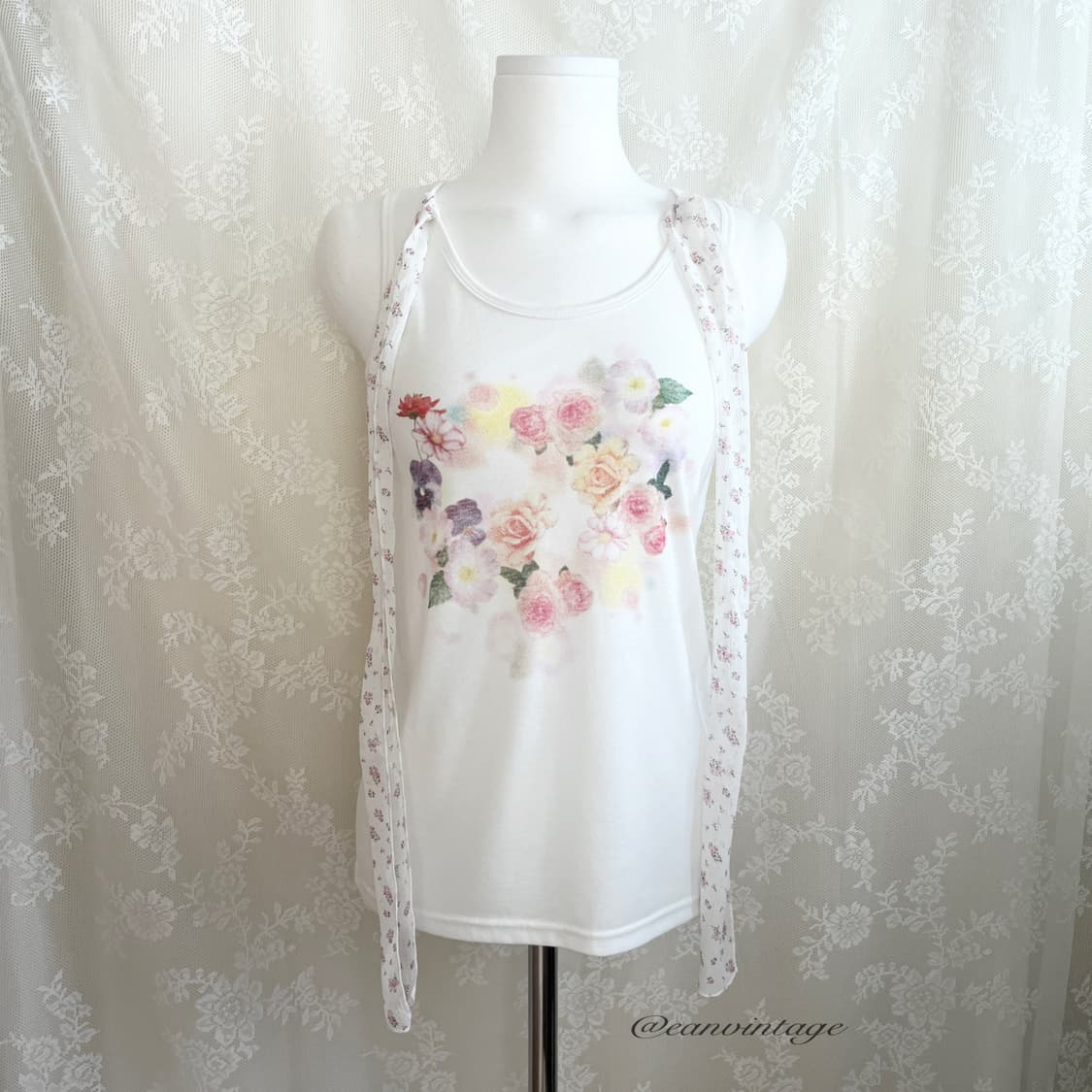 cinema club flower ribbon sleeveless 상품이미지8
