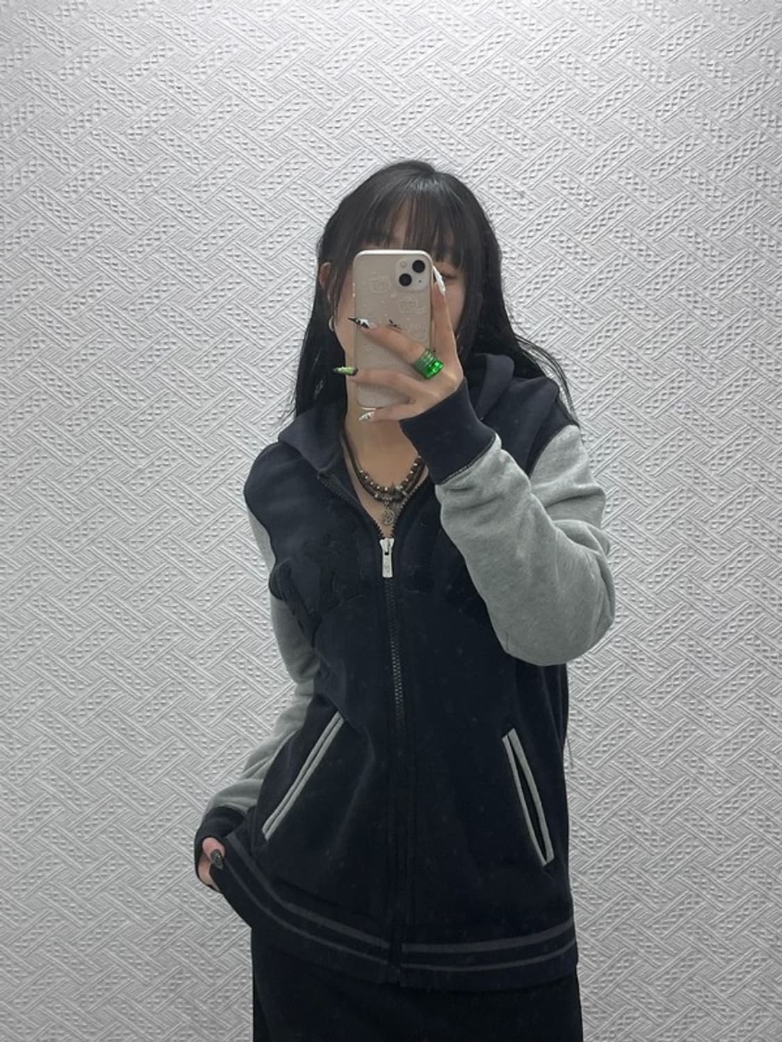 나이키 빈티지 스트릿 캐주얼 부클로고 바시티 후드집업 M C08648 상품이미지1