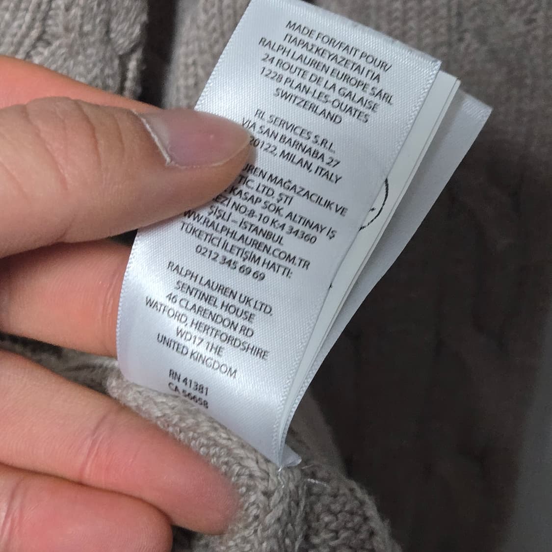 폴로랄프로렌 코튼 케이블 니트 / 남성니트 / 남자 니트  상품이미지6