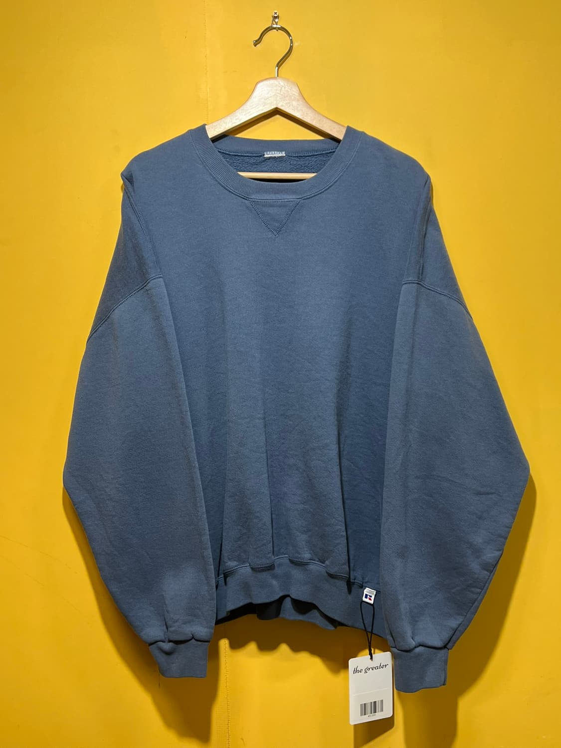 90s [XL] 러셀 빈티지 스웻 맨투맨 네이비블루 상품이미지1
