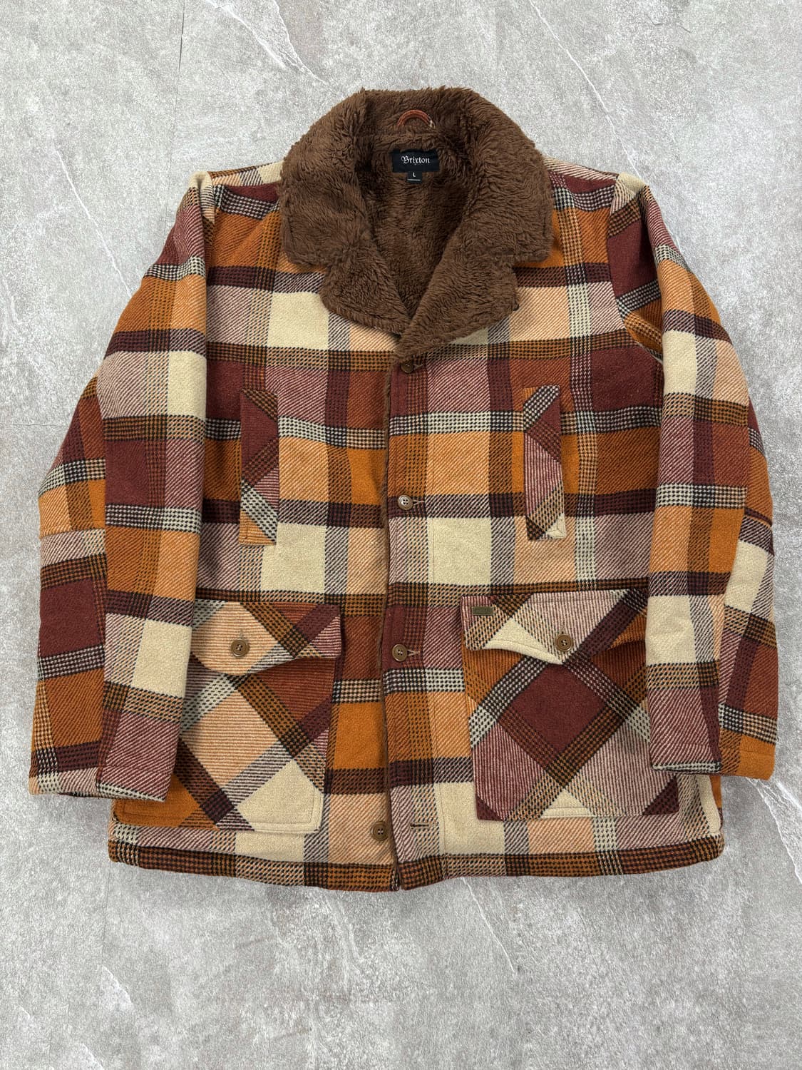 브릭스톤 체크 자켓 상품이미지1