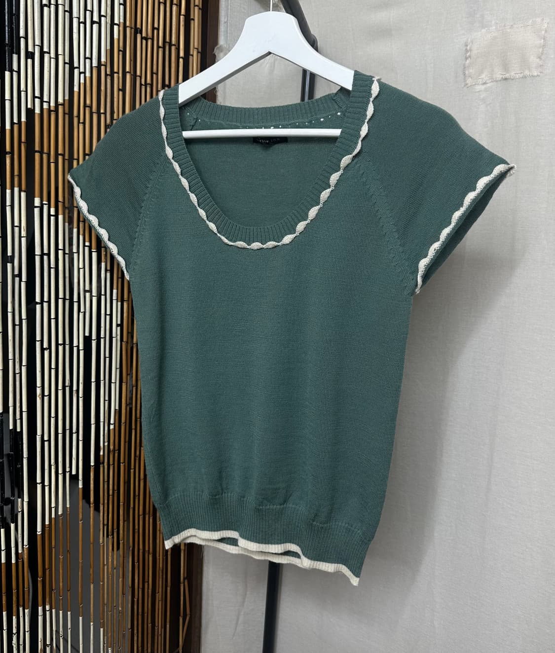 marble ink lace point knit 상품이미지1