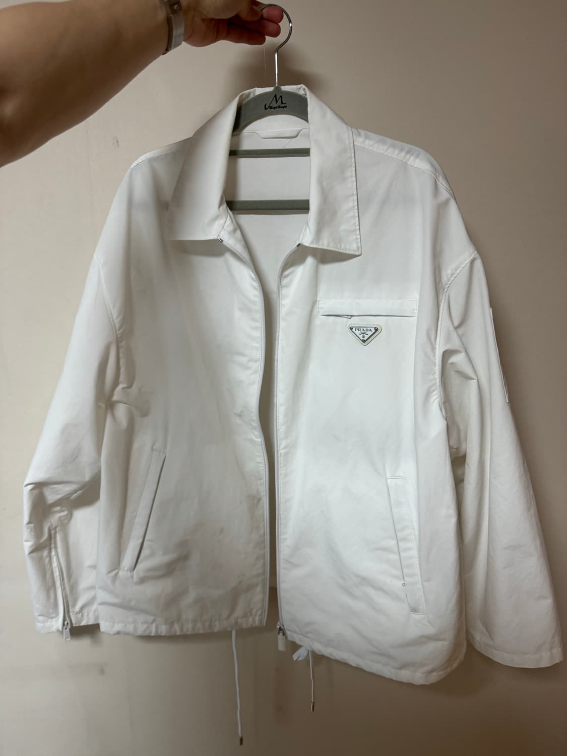 프라다 테크니컬 포플린 자켓 m (xl) 상품이미지1