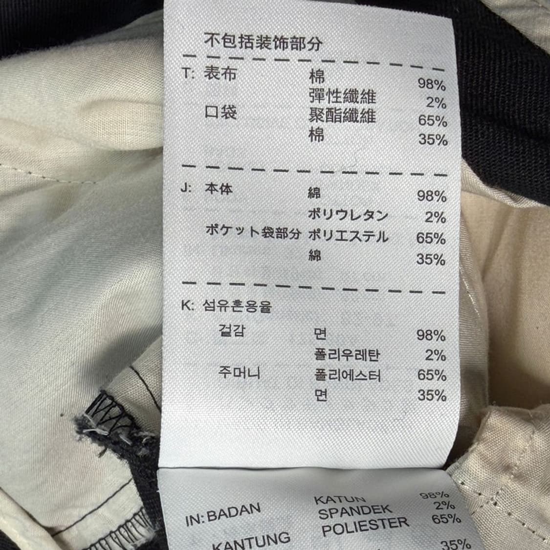 나이키 치노 하프 팬츠 블랙 M 상품이미지6
