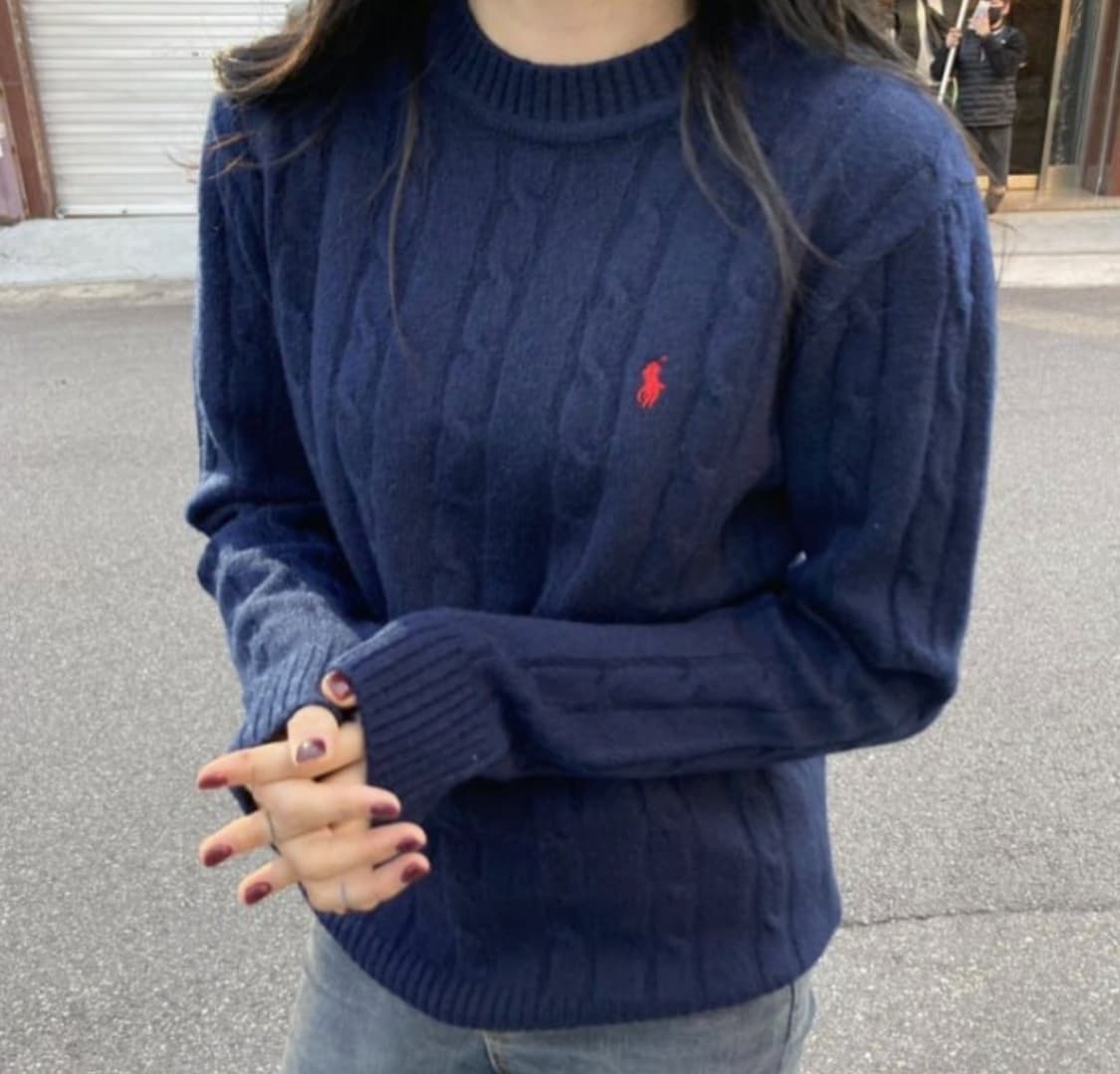 폴로 꽈배기 라운드니트 (( 새상품 )) 상품이미지6