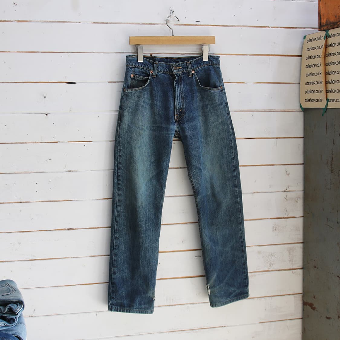 (착용컷) 90's 리바이스 607 오렌지탭 (남성용 30) 상품이미지1