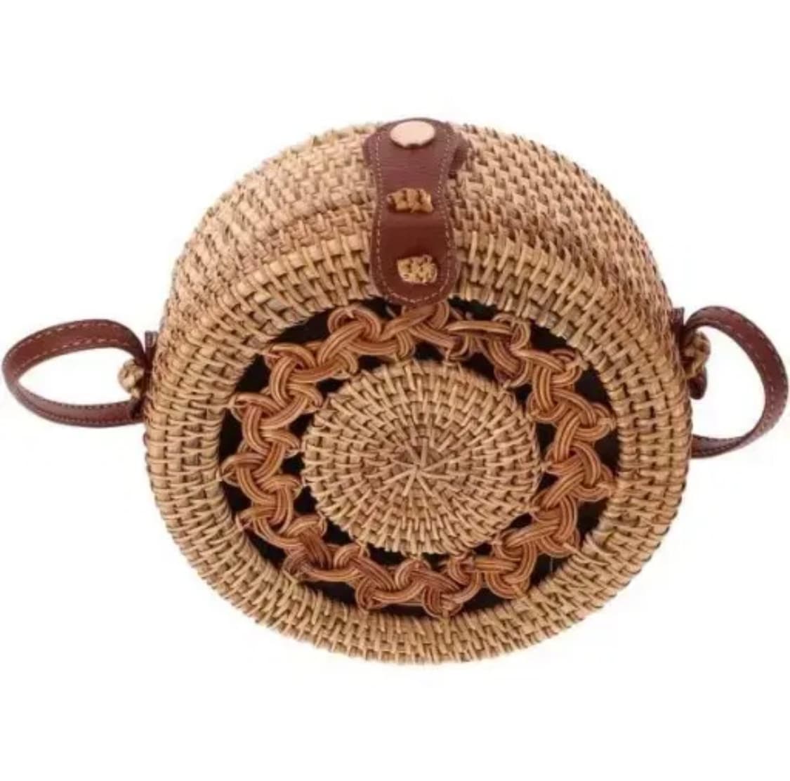 라탄 템버린백 크로스백 상품이미지3