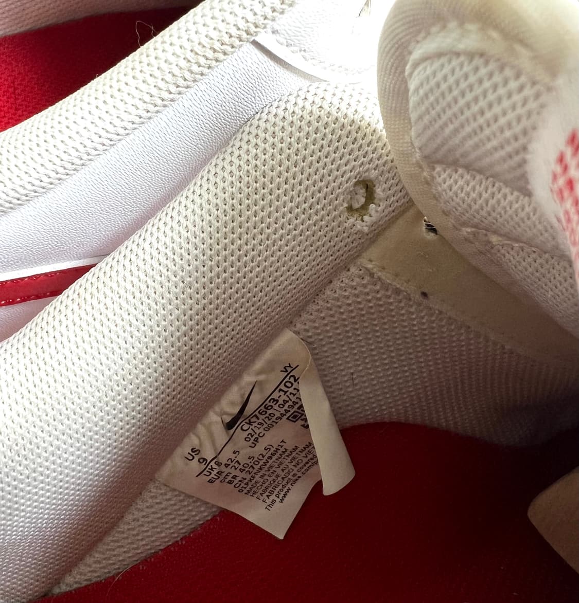 [270] 나이키 에어 포스 원 로우 빨창 상품이미지8