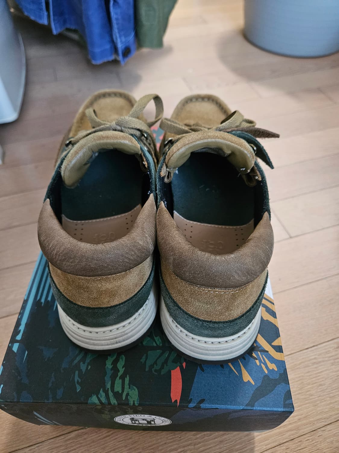 [270] 클락스 x 로니 피그 8th 스트릿 선더랜드 브라운 그린 상품이미지2