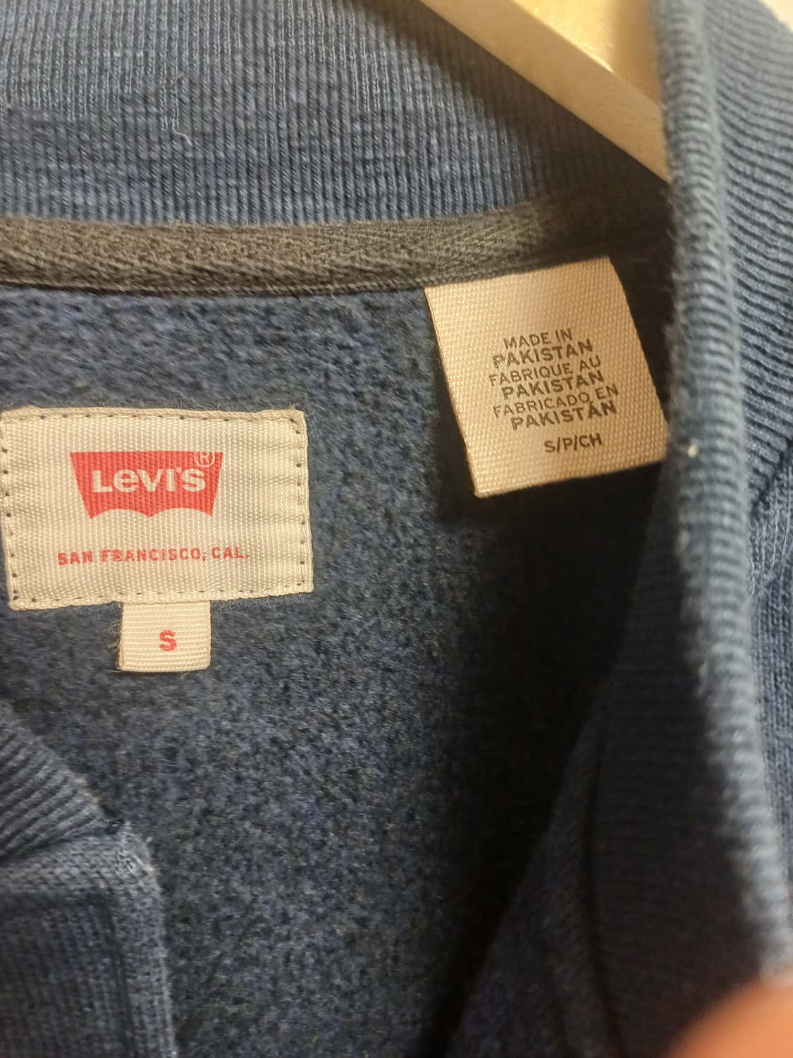 [LEVI’S LS&CO. 스웻 바시티 자켓 / S(실착 M)] 상품이미지3