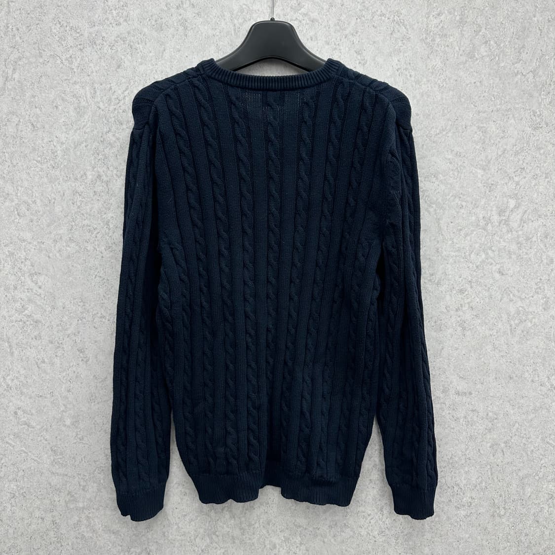 105 라코스테 남자 브이넥 꽈배기 니트 상품이미지2