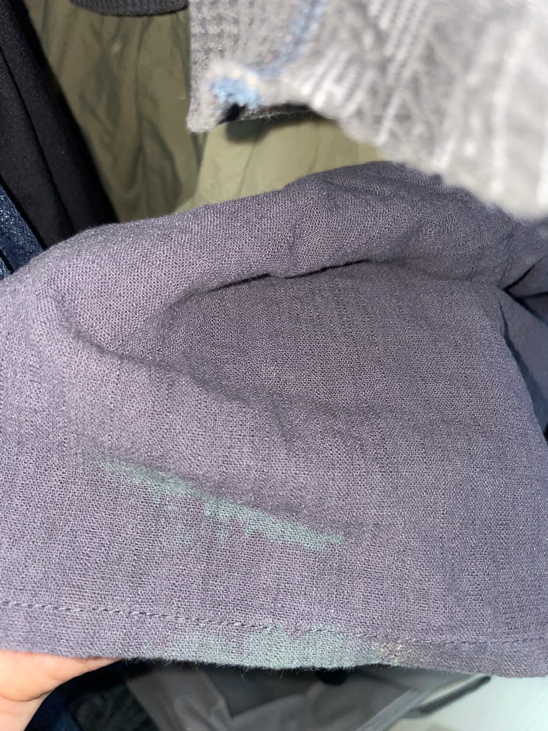 COYSEIO_SHIRRING ROUGH PANTS NAVY OS 상품이미지2