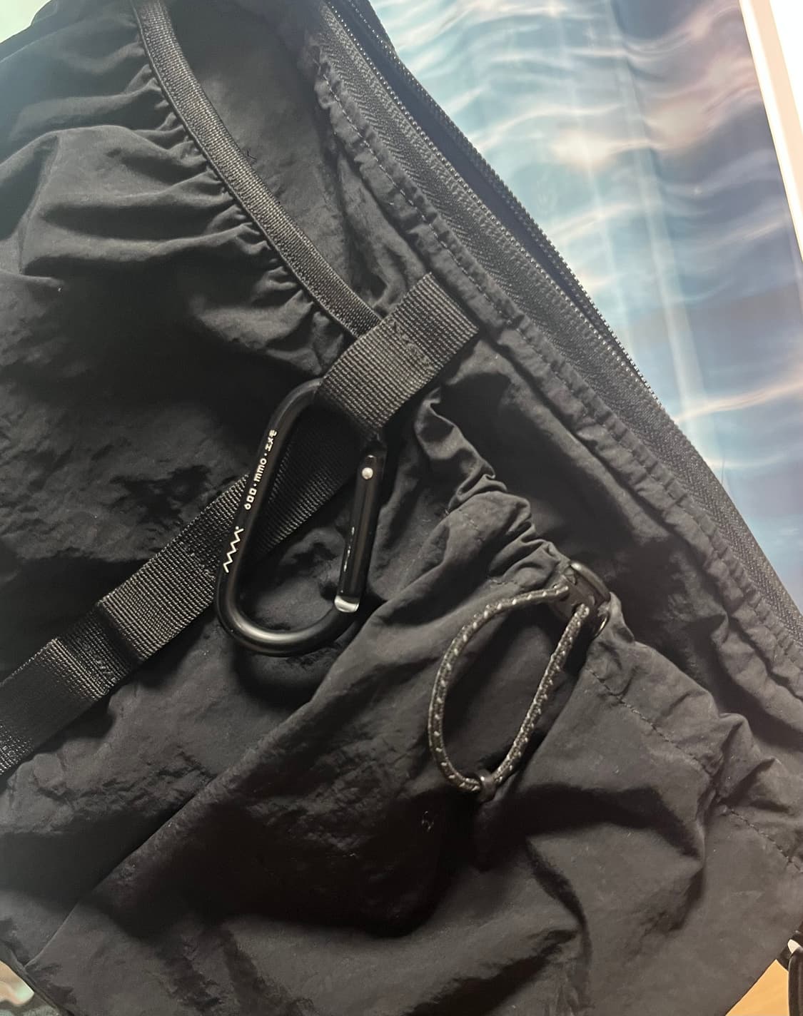 에메모가든 크로스백 mmo cross bag / nylon slub bl 상품이미지3