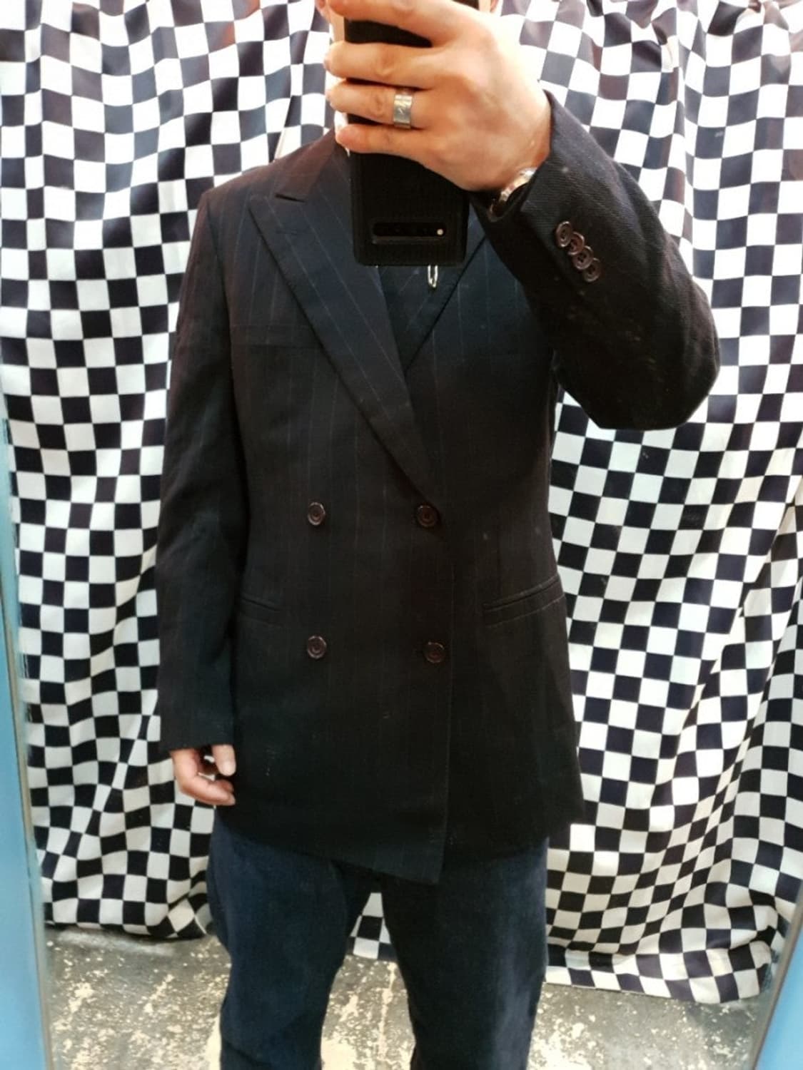 지아니 베르사체 울 더블 블레이저

 상품이미지10