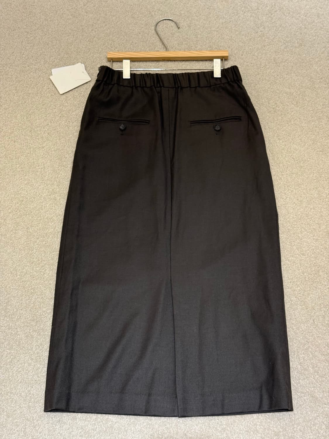 저널스탠다드 (js works) 카키 롱 스커트 상품이미지2