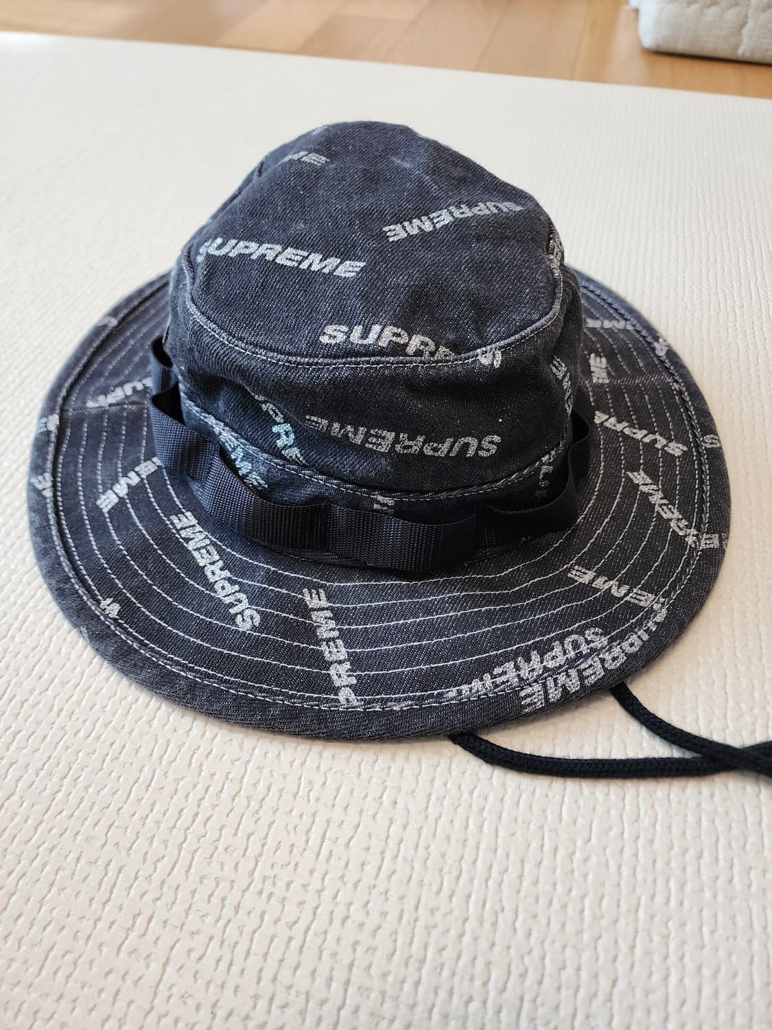 슈프림 데님로고 버킷햇 (부니 햇) 상품이미지1