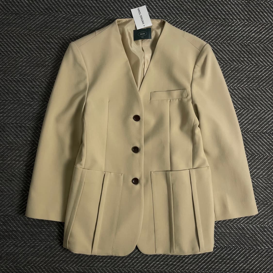SLUB 우먼스 미니멀 블레이저 자켓 o 3125 상품이미지1