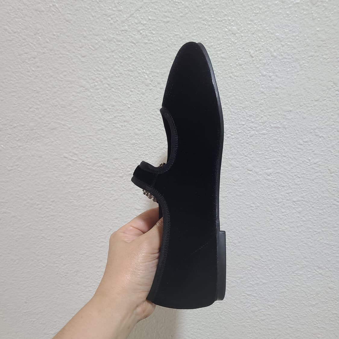 블랙 벨벳 메리제인 245 상품이미지5