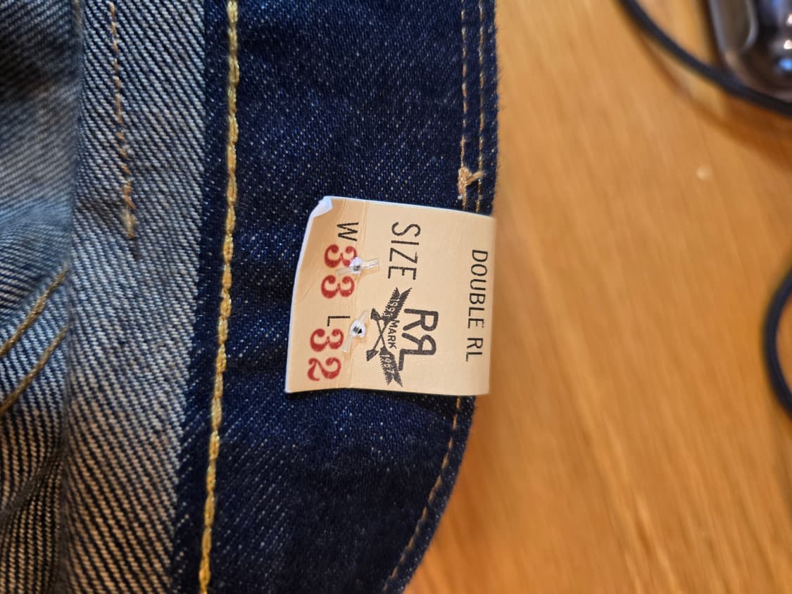 (새상품) 더블알엘 RRL 로우 스트레이트 셀비지 33인치 (33x32) 상품이미지7