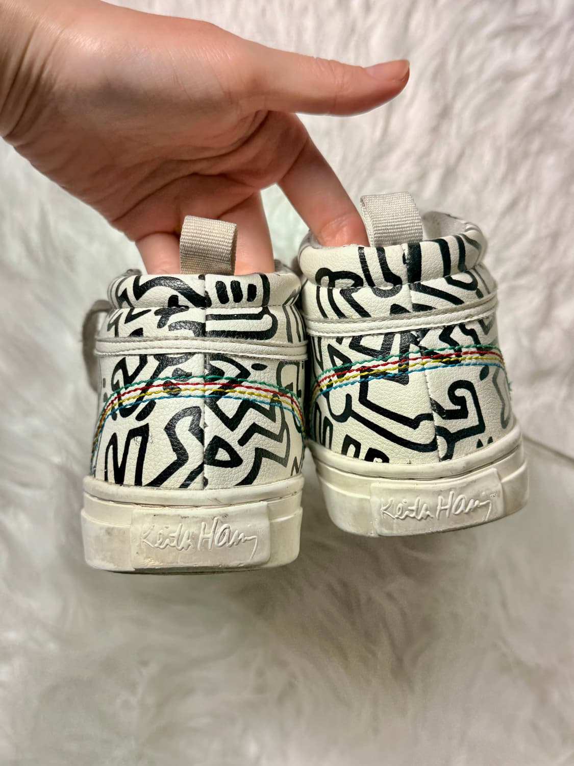 자라 키스해링 하이컷 스니커즈 215~220 상품이미지3