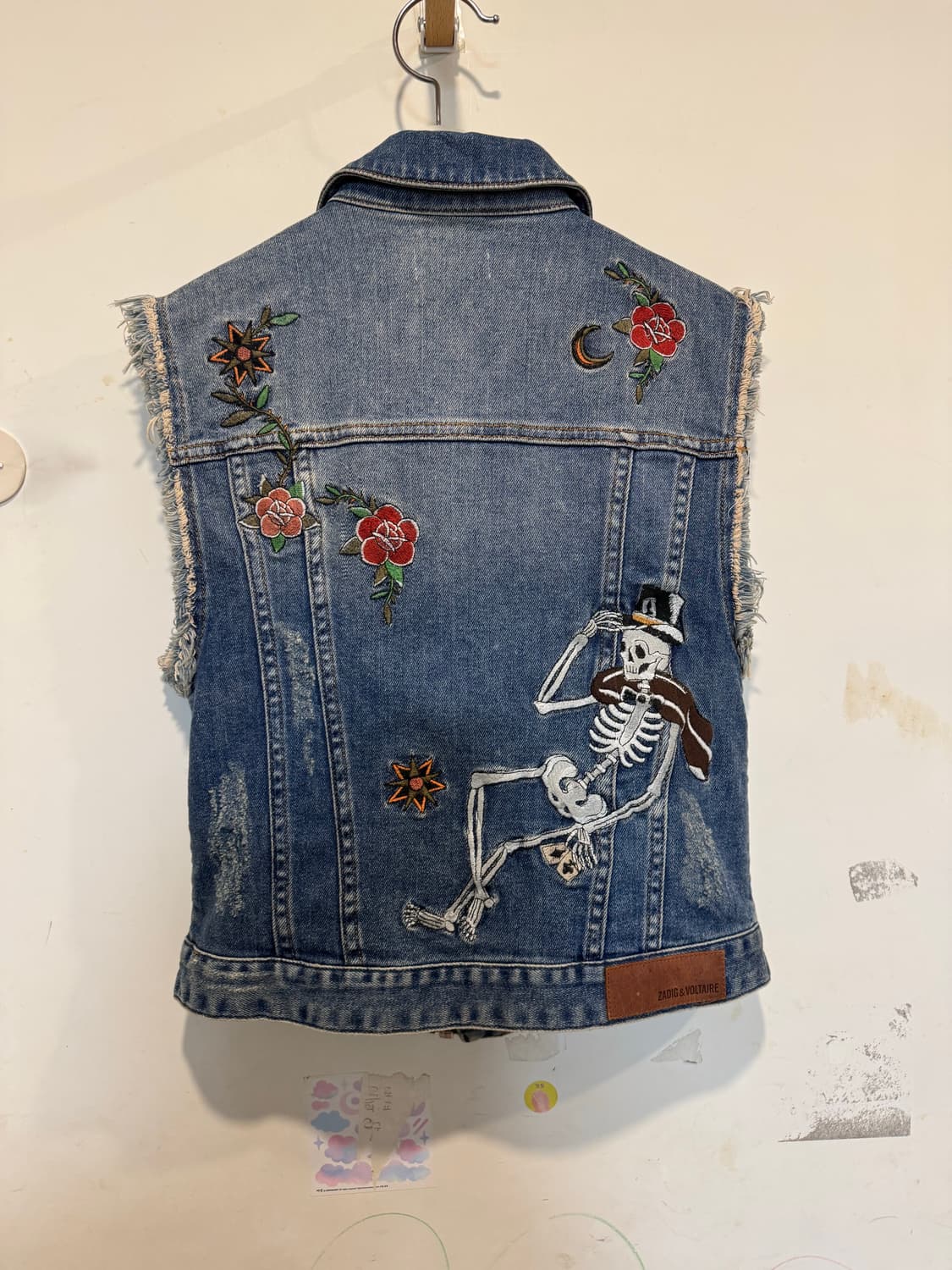 쟈딕앤볼테르 자수 청조끼 상품이미지7