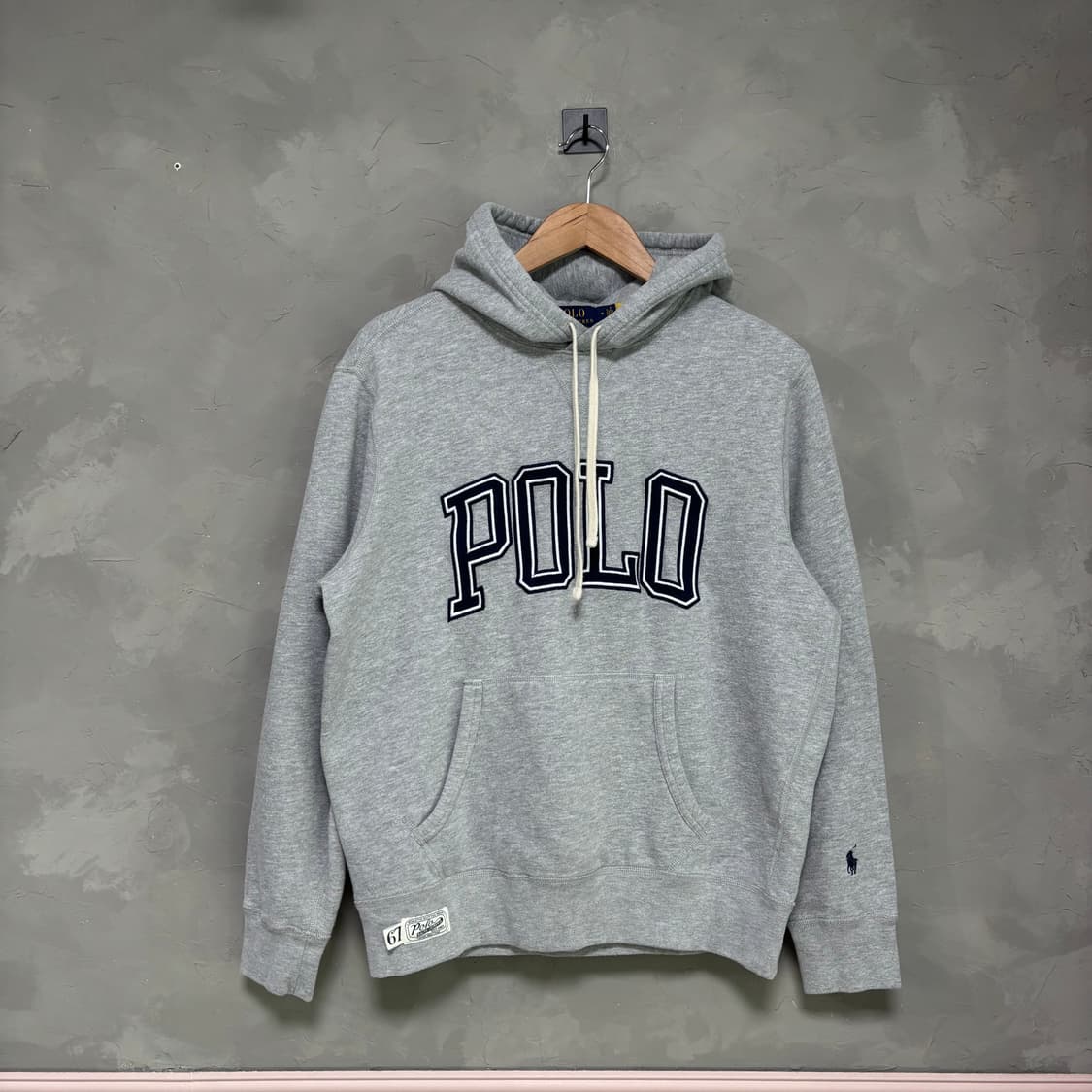 폴로 랄프로렌 신형 빅로고 후드티 회색 그레이 상품이미지1