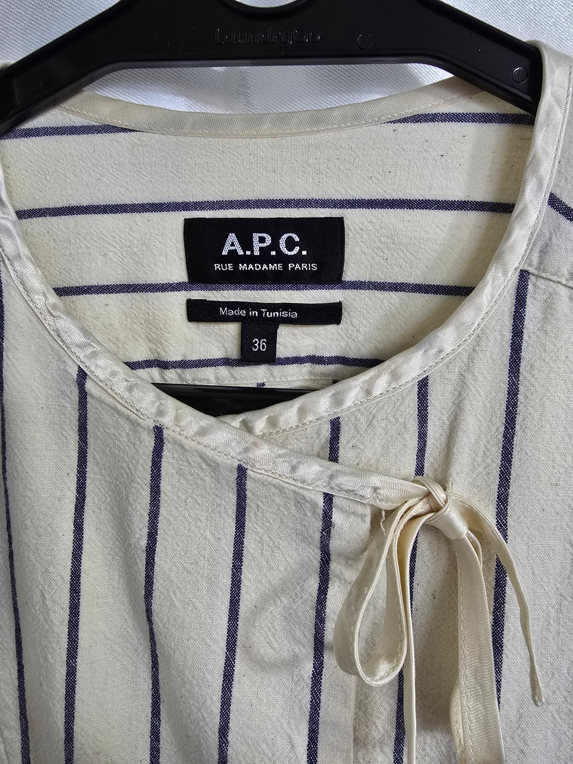 A.P.C 스트라이프 끈 장식 셔츠 (1440) 상품이미지3