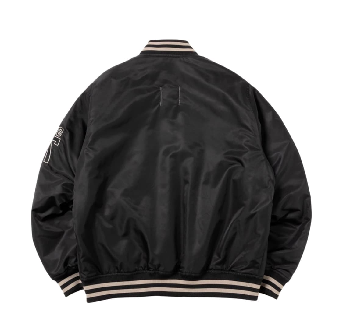 [XL] 솔로이스트 뉴에라 바시티 자켓 블랙 상품이미지2