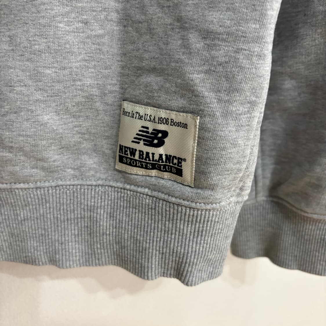 뉴발란스 NBSC 스포츠클럽 후드티 그레이 100(L) 상품이미지7