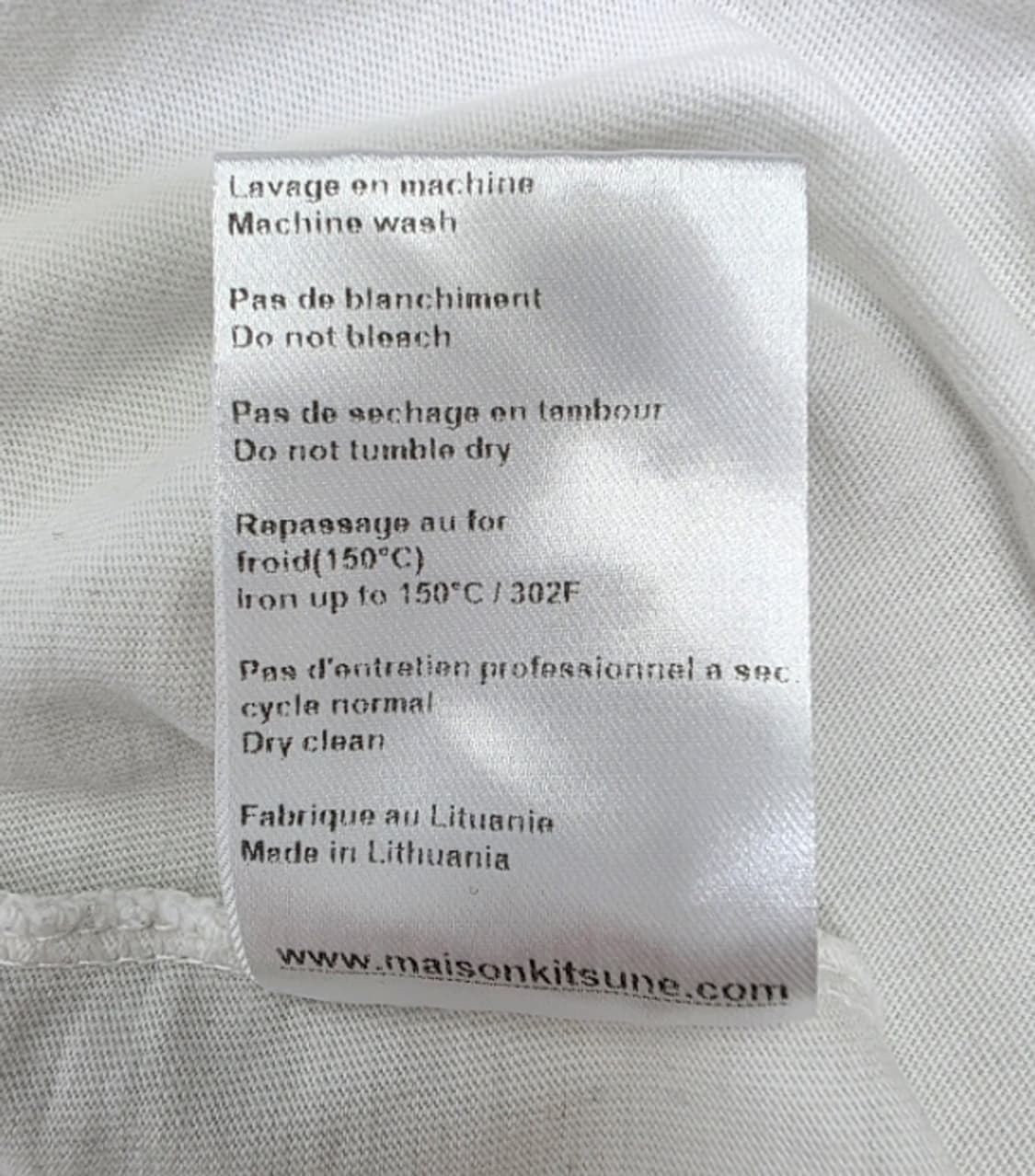 메종키츠네 아미 폭스 티셔츠 긴팔 95 상품이미지6