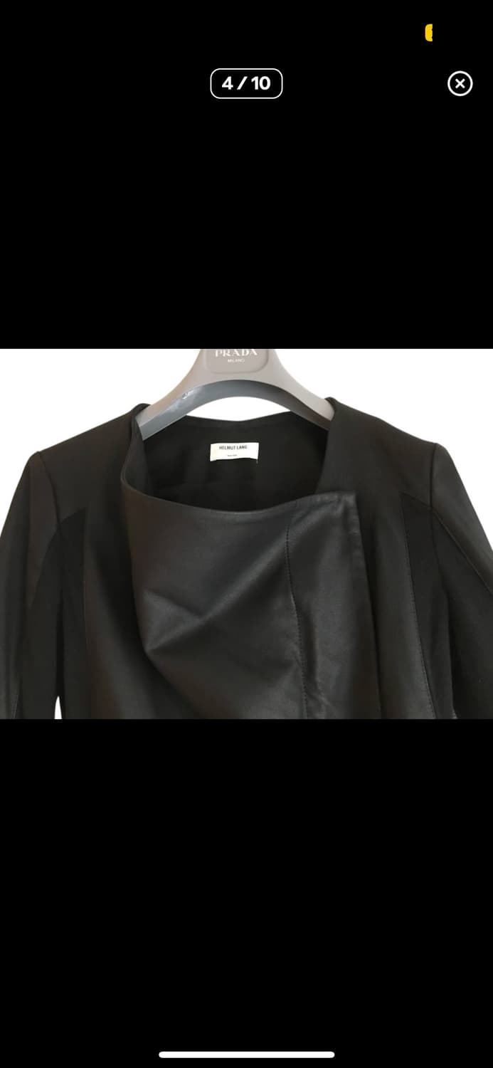 헬무트랭 레이디스 램스킨 라이더 자켓 상품이미지4