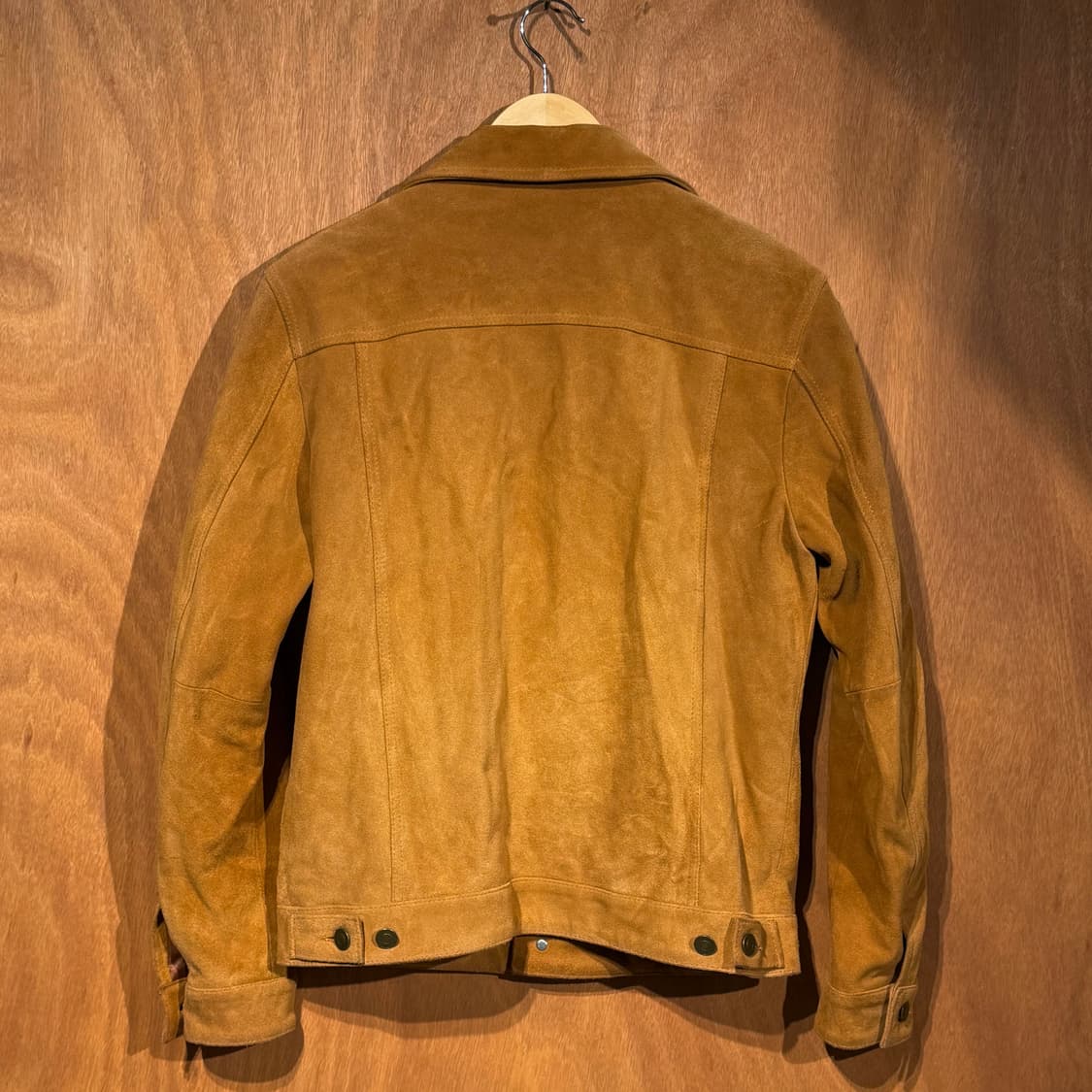 도프제이슨 카우레더 스웨이드 트러커 자켓 M 상품이미지4