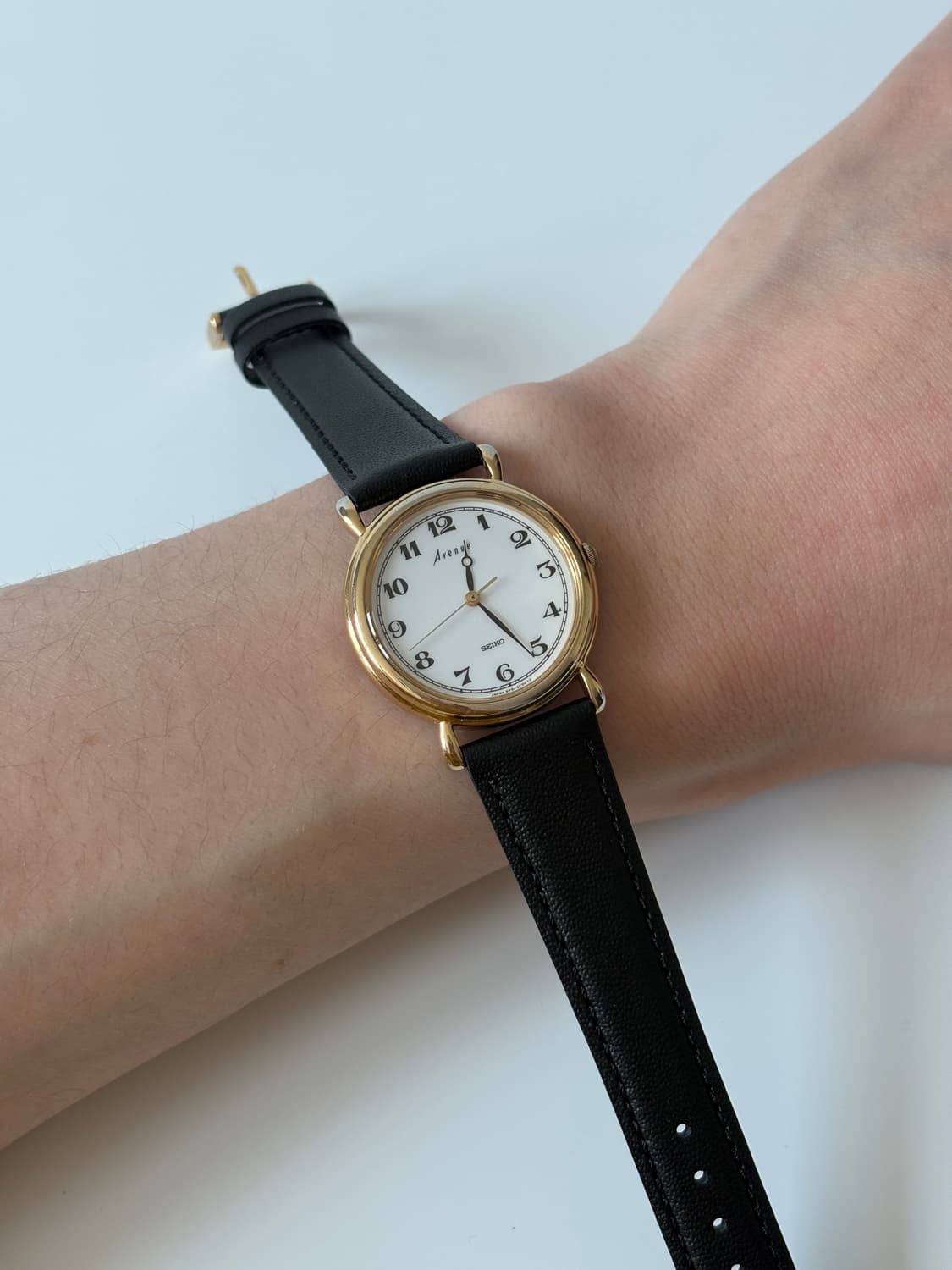 세이코 1990년대 Avenue 아라빅 인덱스 골드 쿼츠 남성 상품이미지6