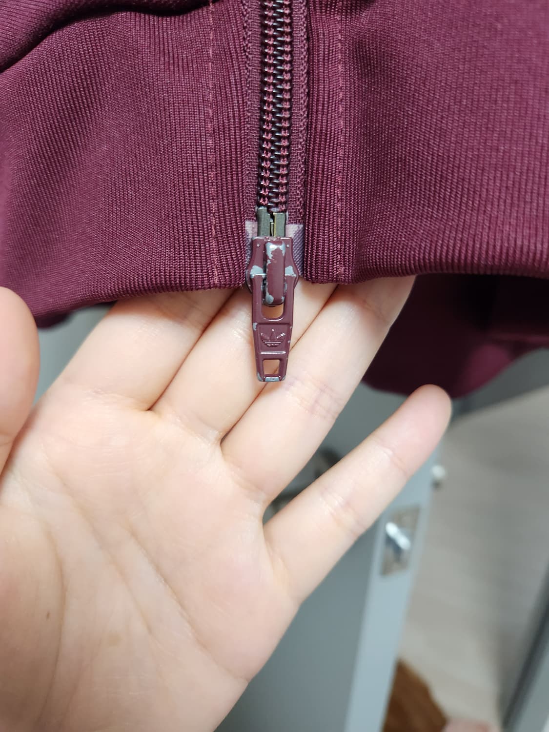 아디다스 져지 트랙탑 버건디 마룬 와인 XL 상품이미지2